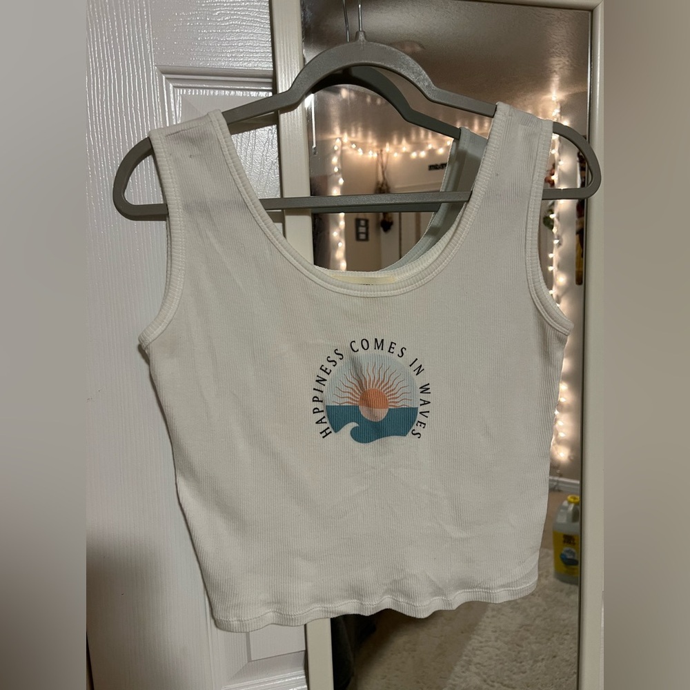 White Crop Top